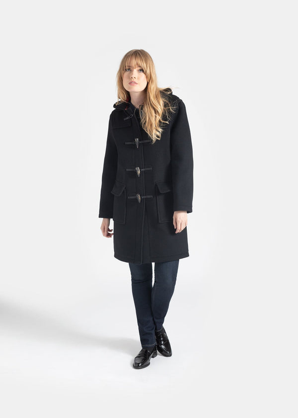 Women's Original Duffle Coat Navy Black Watch