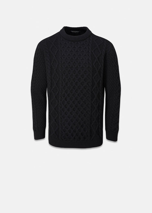 aran-jumper-black