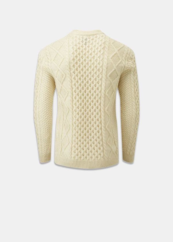 Aran Jumper Ecru