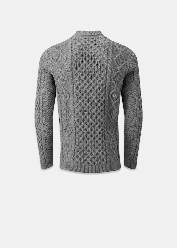 Aran Jumper Grey