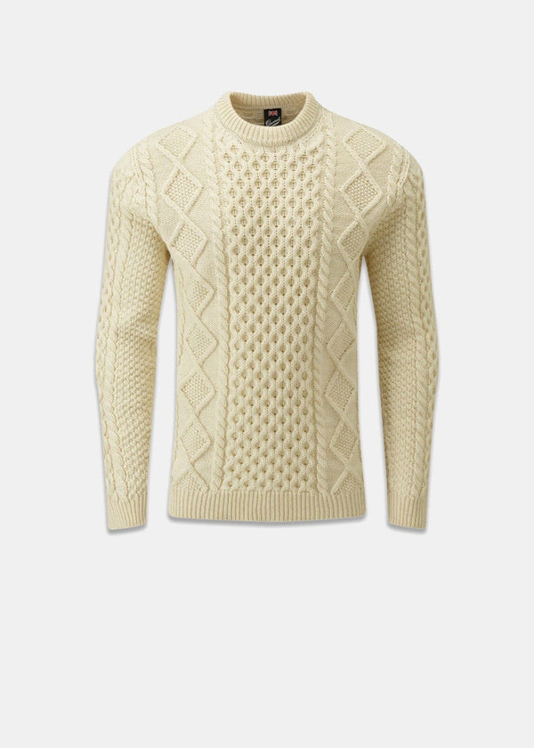 Aran Jumper Ecru