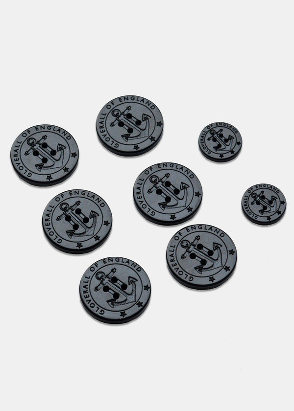 Black Anchor Design Buttons