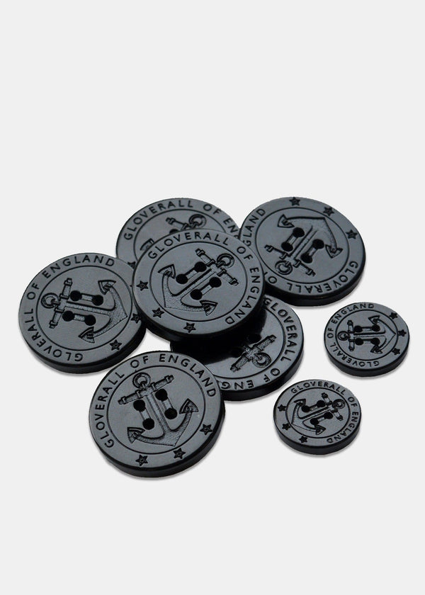 Black Anchor Design Buttons