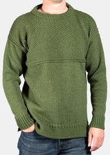 gloverall-guernsey-jumper-green