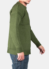 gloverall-guernsey-jumper-green