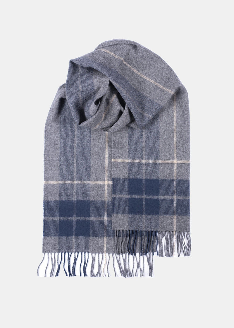 oversized-lambswool-scarf-grey-check