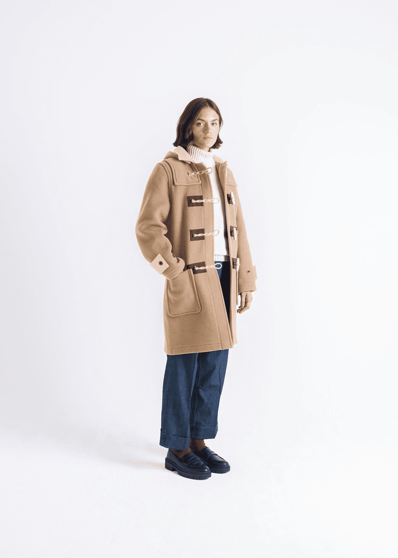 Collared Alison Duffle Coat Camel