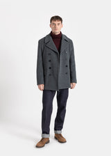 Tartan Churchill Peacoat Grey Blackwatch